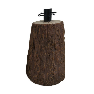 Base per albero di Natale a tronco marrone