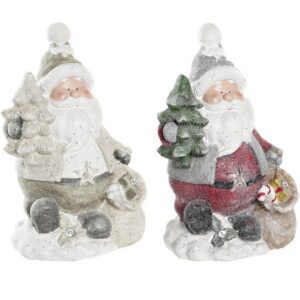 Babbo Natale in magnesia con LED h.43cm